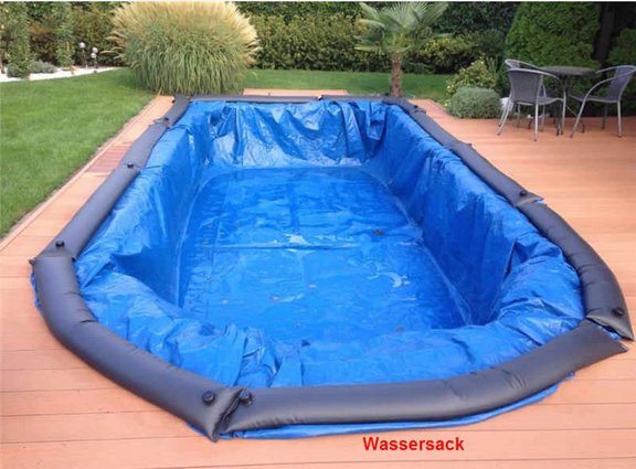 Abdeckplane für Ovalbecken 700 x 420 cm Pool Schwimmbad Poolabdeckung Blau