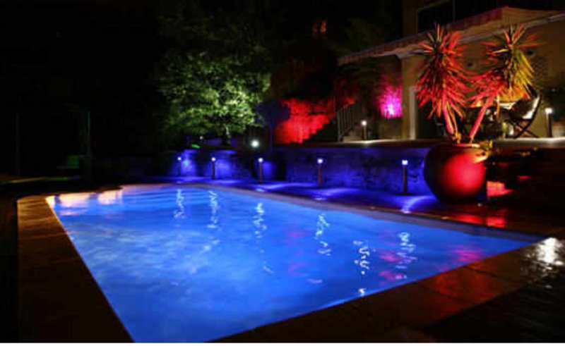 72W LED RGB Poolbeleuchtung Poolscheinwerfer Poollampe Pool Unterwasserlicht 